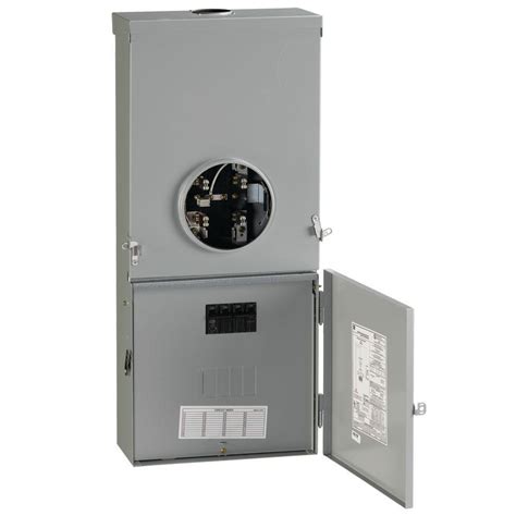 electric meter to breaker box|meter base breaker box combo.